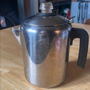 Lagostina Vintage Classic Stainless Steel Stove Top Coffee Percolator